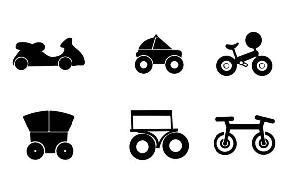 Baby Toys Accessories Silhouette Bundle Graphics and Crafts