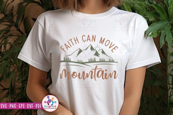 Enhancing Content with Faith Can Move Mountain SVG Graphics