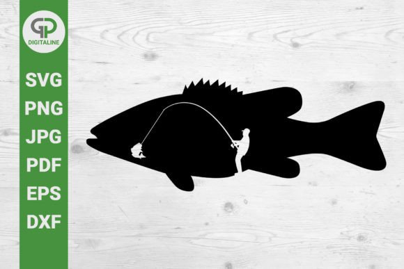 Fisherman SVG, Bass Fishing SVG: Graphics and Illustrations Review