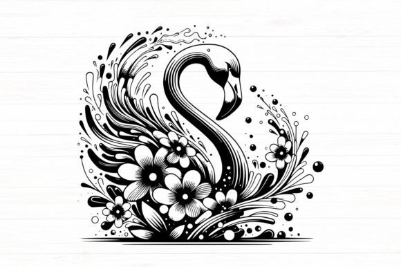 Floral Flamingo SVG for Crafts and Graphics: A Designer’s Perspective