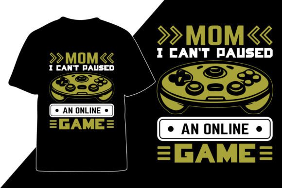 Gaming Shirt Design – A Versatile Graphic for T-Shirt Creations