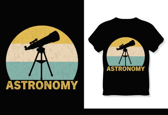 Retro Vintage Sunset Astronomy Shirt Graphics and T-Shirt Designs